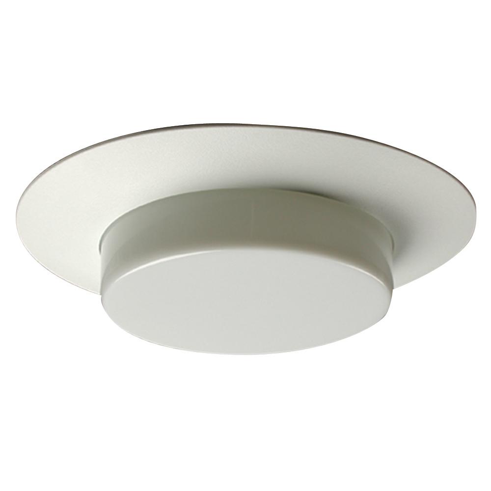 6&#34; Line Voltage ShowerTrim - White w/ Plastic Lens