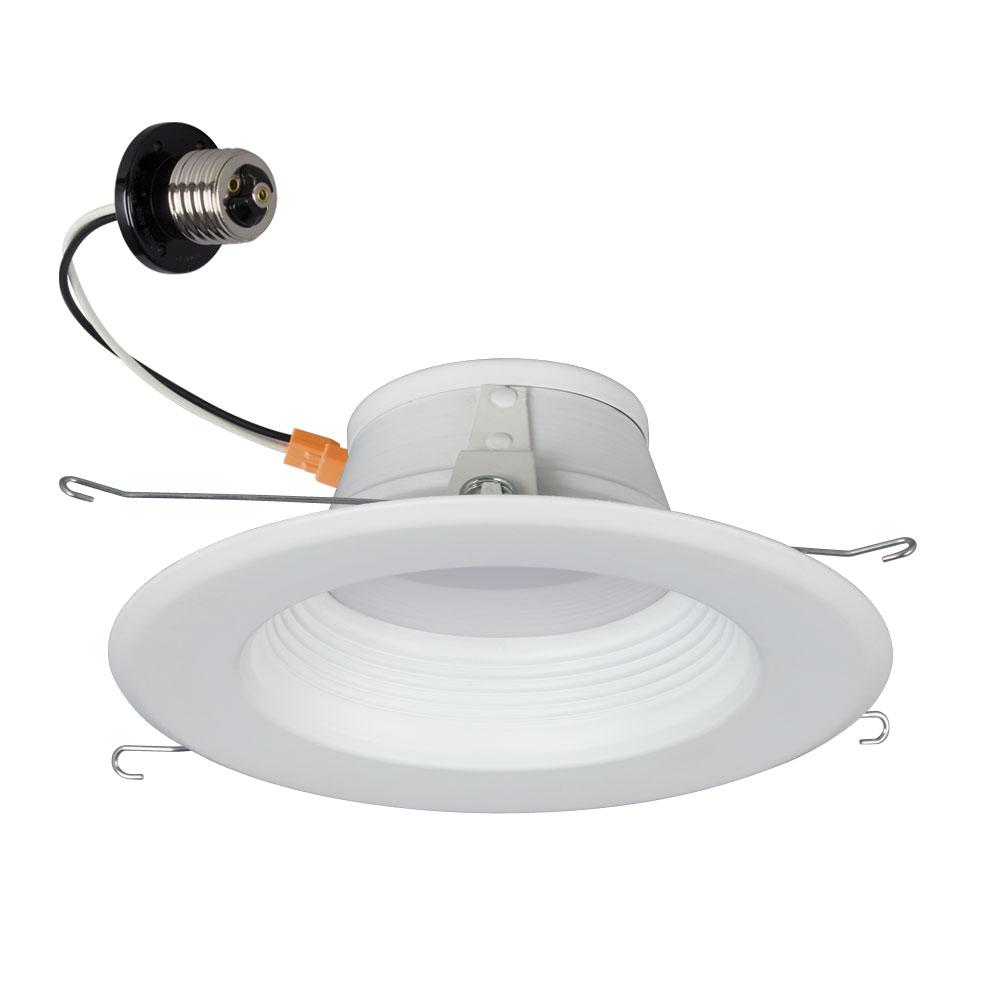 5&#34;/6&#34; Dimmable AC LED Down Light, Baffle White Trim, Driveless LED