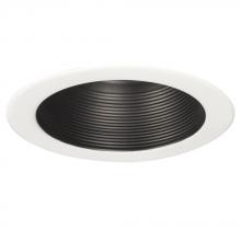 Galaxy Lighting 509BLK - 6" Line Voltage Step Baffle - Black