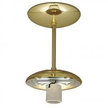 Galaxy Lighting 61008-B - Semi-Flush Mount Light Holder - Polished Brass