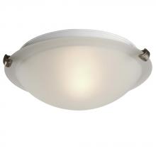 Galaxy Lighting 680112FR-PTR - Flush Mount - Pewter w/ Frosted Glass