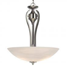 Galaxy Lighting 813781BN - Pendant - Brushed Nickel w/ Marbled Glass