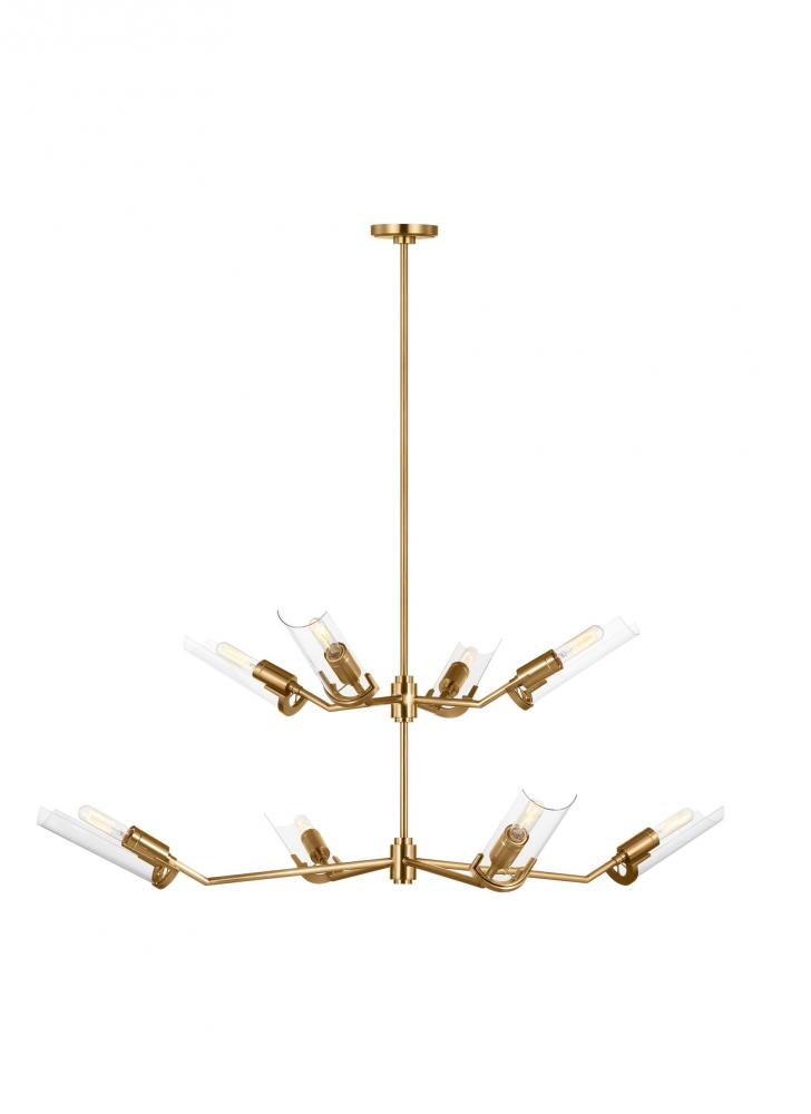 Mezzo Transitional 8-Light Indoor Dimmable Grand Chandelier