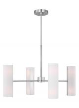 Visual Comfort & Co. Studio Collection DJC1058BS - Capalino Modern 8-Light Indoor Dimmable Large Chandelier