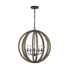 Visual Comfort & Co. Studio Collection F2936/5WOW/AF - Medium Pendant