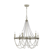 Visual Comfort & Co. Studio Collection F3132/6FWO/DWW - Medium Chandelier