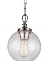 Visual Comfort & Co. Studio Collection P1308BS - Clear Glass Mini Pendant