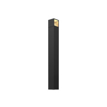 Dals LEDPATH004D-BK - 4 Inch Square Shaped Luminaire LED Bollard Path Light