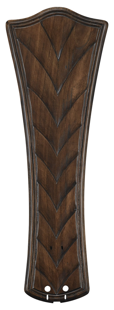 26&#34; Concave Ribbed Carved Blade: Walnut
