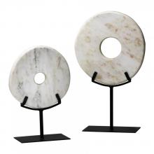Cyan Designs 02308 - Sm. White Disk On Stand