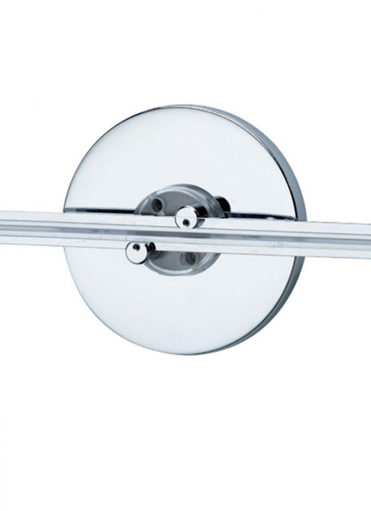 Wall MonoRail 4&#34; Round Direct Canopy Single-Feed With LED Transformer