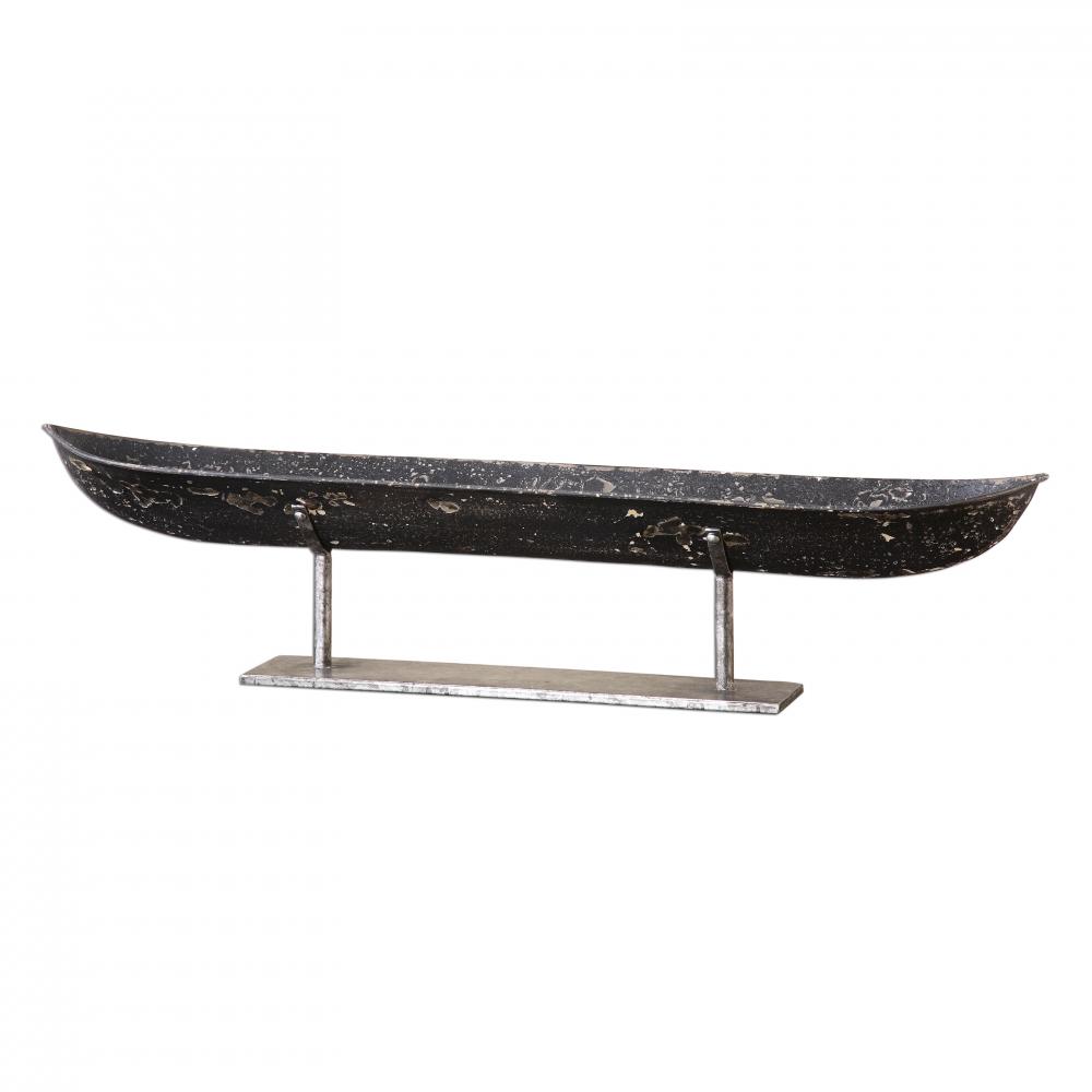 Uttermost River Boat Sculpture