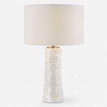 Uttermost 30388-1 - Uttermost Pavlova Glossy White Table Lamp