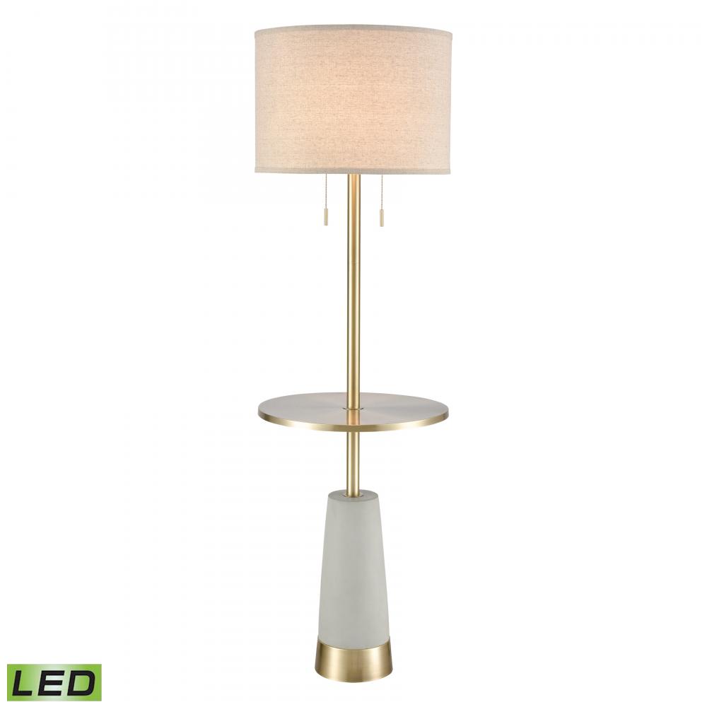 Below the Surface 63&#39;&#39; High 2-Light Floor Lamp - Polished Concrete - Includes LED Bulbs