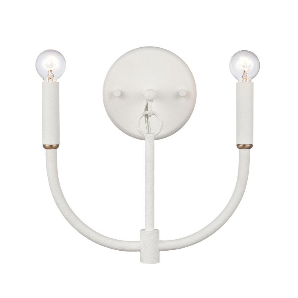 Continuance 11&#39;&#39; High 2-Light Sconce - White Coral