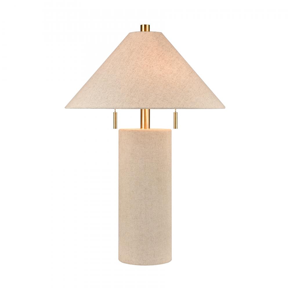 Blythe 26&#39;&#39; High 2-Light Table Lamp - Linen