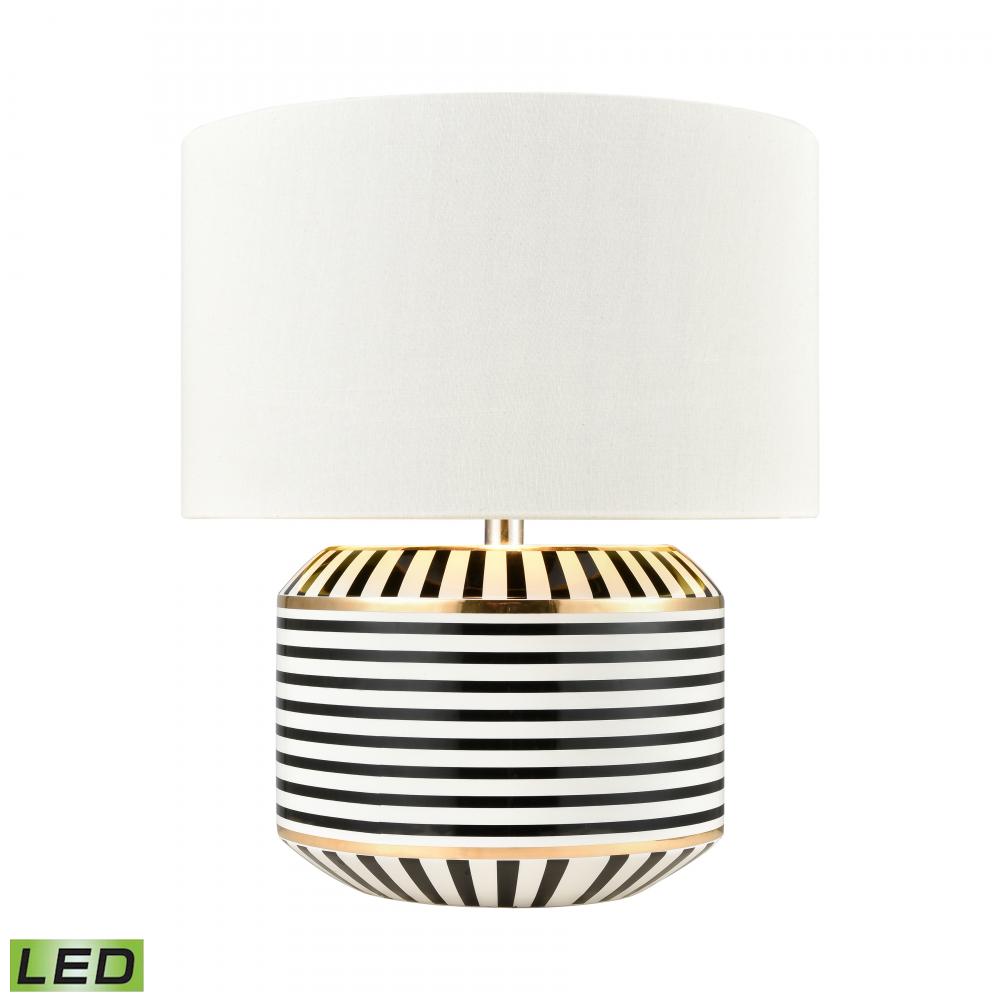 Lula Park 20&#39;&#39; High 1-Light Table Lamp - Black - Includes LED Bulb