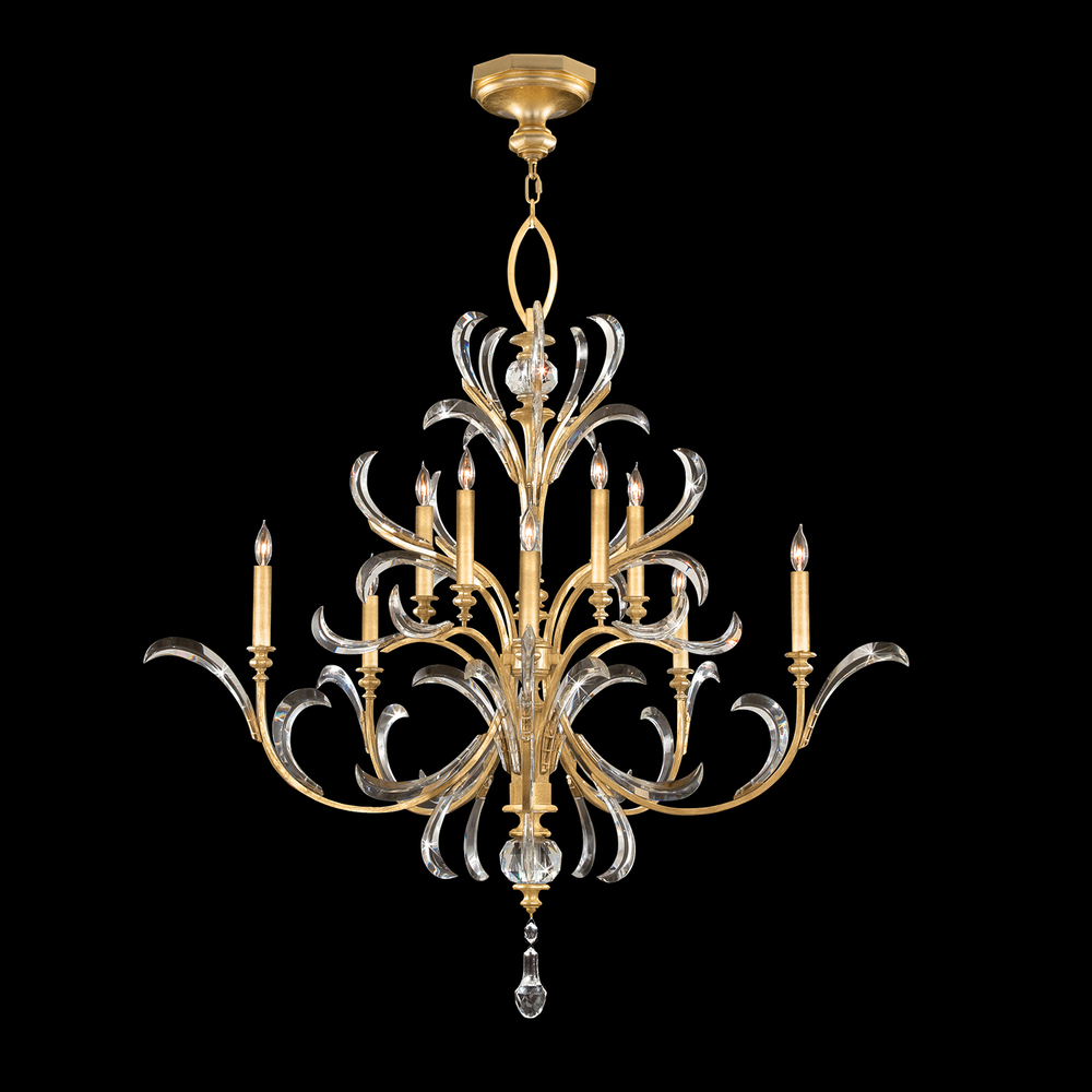 Beveled Arcs 56&#34; Round Chandelier