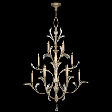 Fine Art Handcrafted Lighting 702040ST - Beveled Arcs 56" Round Chandelier